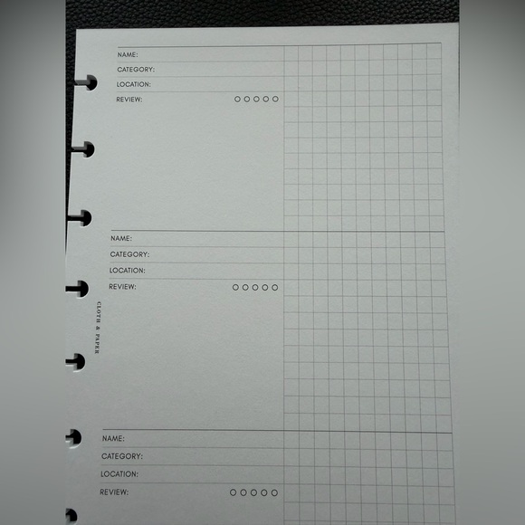 Cloth & Paper Insert - Picture 3 of 5